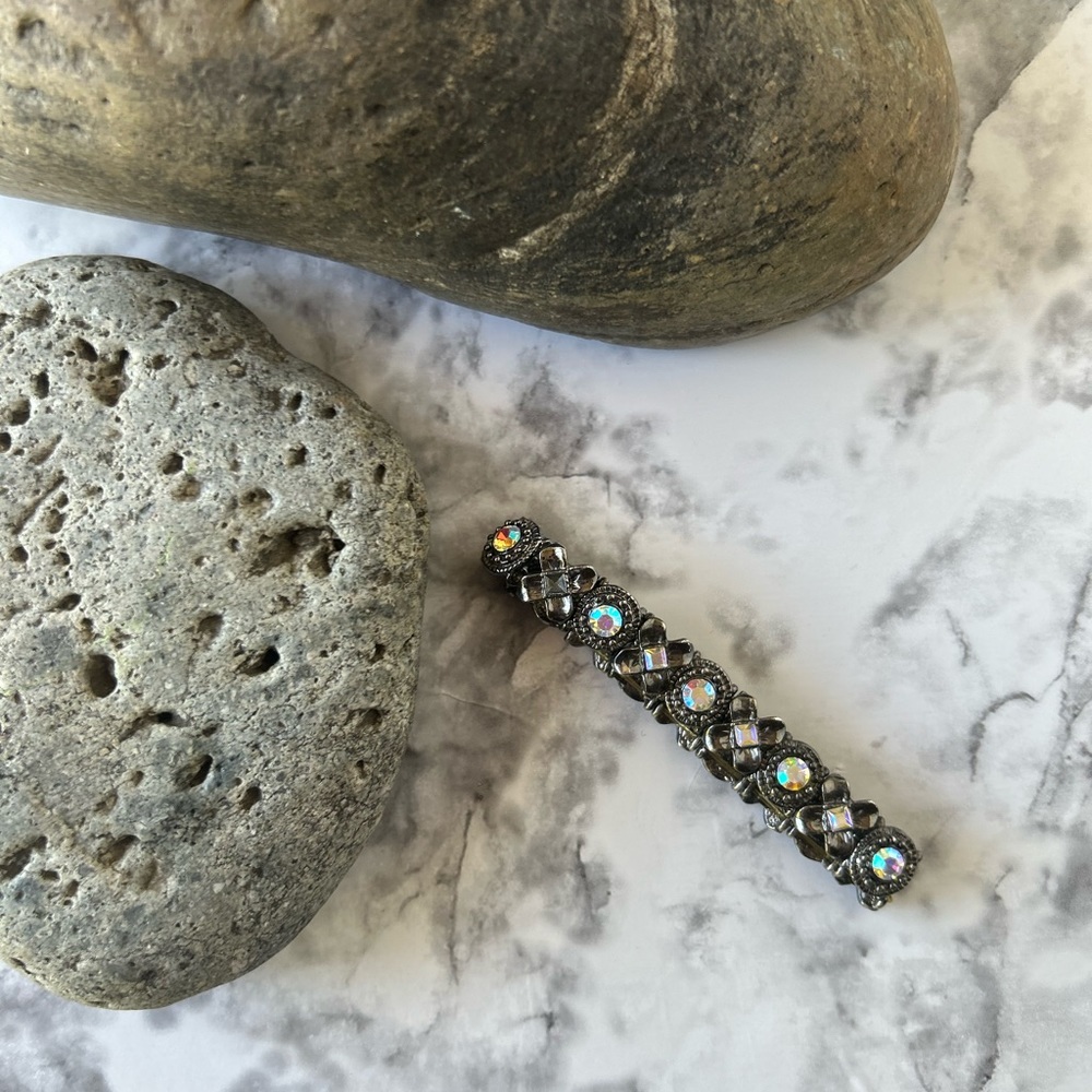 Beaded‎ Stretch Metal Charm Rhinestone Bracelet